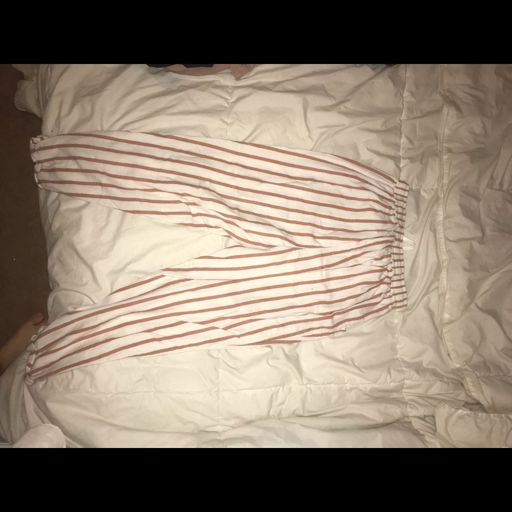 Striped drawstring pants - Picture 5 of 6